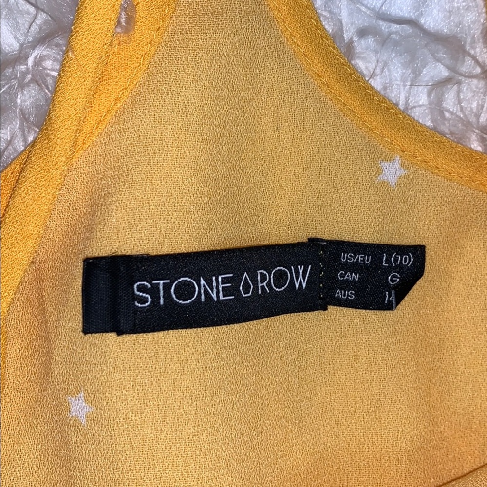 Euc Stone Row By Volcom -Yellow Summer Skater Shi… - image 8